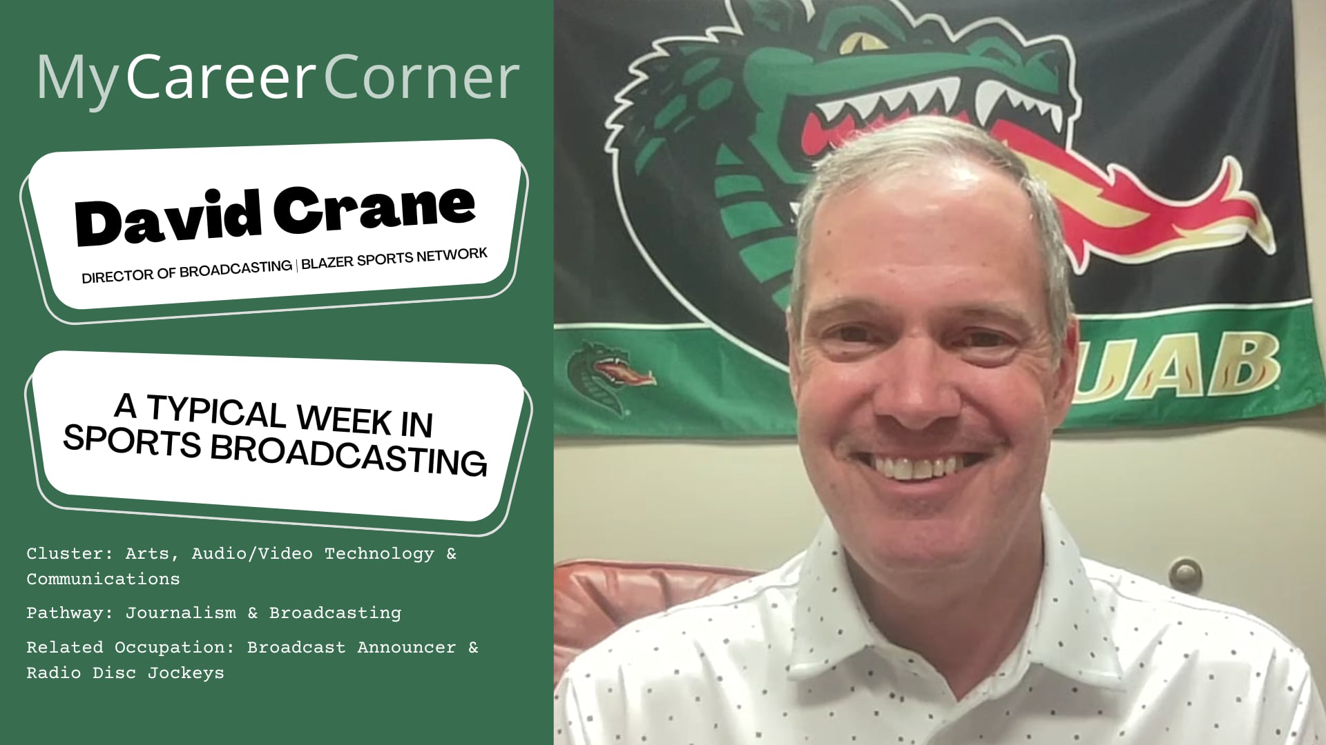 A Typical Week in Sports Broadcasting with David Crane MANATEEFL